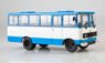 Progress-35 Bus White/Blue (Diecast Car)