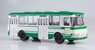 KAVZ-3100 バス ホワイト/グリーン (ミニカー)