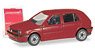 (HO) Mini Kit Volkswagen Golf III Wine Red (Model Train)