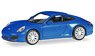 (HO) Porsche 911 Carrera 2S Coupe Sapphire Blue Metallic (Model Train)