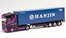 (HO) スカニア CS 20 HD 40 ft.HCコンテナトラックトレーラー ` Hart/Hanjin` (鉄道模型)