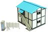 [みにちゅあーと] みにちゅあーとプチ プレハブ小屋 (組み立てキット) (鉄道模型)