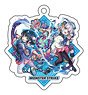 Monster Strike Acrylic Key Ring Magical Girls Fujin & Raijin [Evolution] (Anime Toy)