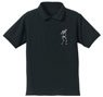 Golgo 13 Embroidery Polo-Shirt Black S (Anime Toy)