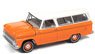 1965 Chevy Suburban Orange / White Roof (Diecast Car)