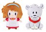 [Nadia: The Secret of Blue Water] Finger Mascot Puppella Set Marie & King (Anime Toy)