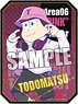 Osomatsu-san Gilding Travel Sticker [Todomatsu] Matsuno The Worst Ver. (Anime Toy)