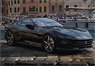 Ferrari Portofino M Spider Closed Roof New Black Daytona (Diecast Car)