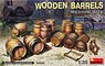 Wooden Barrels.Medium Size (12 Pieces) (Plastic model)