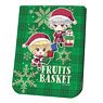Leather Sticky Notes Book [Fruits Basket] 05 Christmas Ver. Momiji Soma & Hatsuharu Soma (Mini Chara) (Anime Toy)