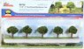 92152 (N) 1.25`` -2`` Sun Kissed Deciduos Trees N Scale (5 Pieces) (Model Train)