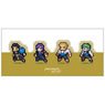 Fire Emblem: Three Houses Clear Clip Golden Deer A (Set of 4) (Anime Toy)