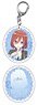 The Quintessential Quintuplets Season 2 Acrylic Key Ring Miku Nakano KV (Anime Toy)