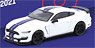 Ford Mustang Shelby GT350R White Metallic (Diecast Car)
