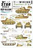 Wiking #1. Panthers of SS-Panzer Reg. 5 Wiking. Panther Ausf D and Ausf A in 1944. (Decal)