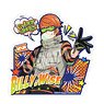 Helios Rising Heroes Hologram Sticker Billy Wise (Anime Toy)