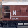 イギリス2軸貨車 車掌車 (緩急車・切妻型・NE・錆色) 【NR-49E】 ★外国形モデル (鉄道模型)