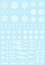 Snow Decal White (1 Sheet) (Material)
