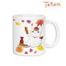 Natsume`s Book of Friends [Especially Illustrated] Nyanko-sensei Leaf-peeping Ver. Mug Cup (Anime Toy)