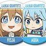 Isekai Quartetto 2 Trading Can Badge Ver.A (Set of 9) (Anime Toy)