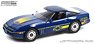 1988 Chevrolet Corvette C4 - Dark Blue with Yellow Stripes - Corvette Challenge Race Car (ミニカー)