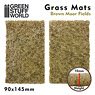 Grass Mat Cutouts - Brown Moor Fields (Material)