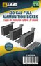 .30 cal .Full Ammunition Boxes (Plastic model)