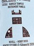WWII UK Hawker Tempest Instrument Panels (3D Printed) (Decal)