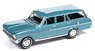 1963 Chevy II 400 Nova Station Wagon Azul Aqua (Diecast Car)