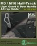 M3/M16 Half-Trank Light Guard & Door Handle & Strap Holder (Plastic model)