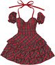 AZO2 La Luce Dress (Red Check) (Fashion Doll)