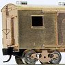 J.N.R. Type WAKI1000 Wagon Type C (4 Windows, without Rivet) Kit (Unassembled Kit) (Model Train)