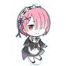 Re:Zero -Starting Life in Another World- Big Puni Colle! Key Ring (w/Stand) Ram (Anime Toy)
