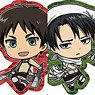 Attack on Titan Die-cut Hand Towel Collection Vol.2 (Set of 8) (Anime Toy)