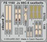 Ju88C-6 Seatbelts Steel (for ICM) (Plastic model)