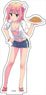 [The Demon Girl Next Door] Big Acrylic Stand [Beach House Ver.] (2) Momo Chiyoda (Anime Toy)