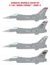 アメリカ空軍 F-16C `ダークバイパー` パート3 デカール (デカール)