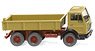 (HO) Flatbed Tipper (MB NG) - Curry Yellow (Model Train)
