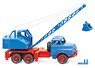 (HO) Crane Truck (MAN/Fuchs) - Sky Blue (Model Train)