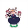 Miss Kobayashi`s Dragon Maid Acrylic Chara Stand D [Tohru & Ilulu & Kobayashi-san] (Anime Toy)