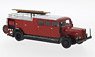 (HO) Bussing NAG 500 KS 25 Fire engine 1955 (Model Train)