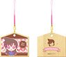 Detective Conan Ponipo Mini Ema Strap 03 Ran Mori (Anime Toy)