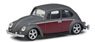 VW Beetle Custom Lowdown Gray (Diecast Car)