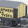 イギリス2軸貨車 石灰運搬車 (屋根付き・Crawshay・クリーム) 【NR-P112】 ★外国形モデル (鉄道模型)