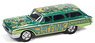 1960 Ford Country Squire (Rat Fink) Green/Blue (Diecast Car)