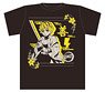 Demon Slayer: Kimetsu no Yaiba Bottle T-Shirt G Pattern Zenitsu Agatsuma Black Kids (Anime Toy)