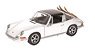Porsche 911 Targa Silver w/ Ski (Diecast Car)