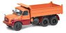 Tatra T148 Dump Truck Red/Orange (Diecast Car)