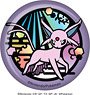 Pokemon Kirie Series Glass Kirakira Can Badge Espeon (Anime Toy)