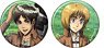 [Attack on Titan] Can Badge Set Eren & Armin (Anime Toy)